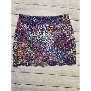 Attyre NYC Multicolor Skort/ Miniskirt Women's size 8 Golf Tennis Athletic